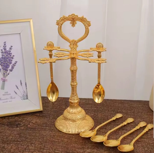 Heart Design Spoon Holder