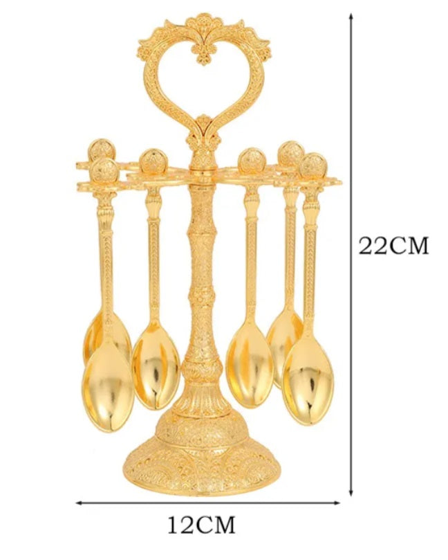 Heart Design Spoon Holder