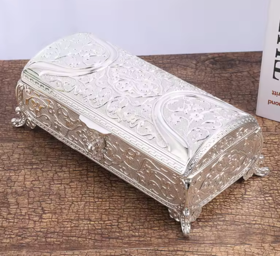 Flower Design Jewelry Box