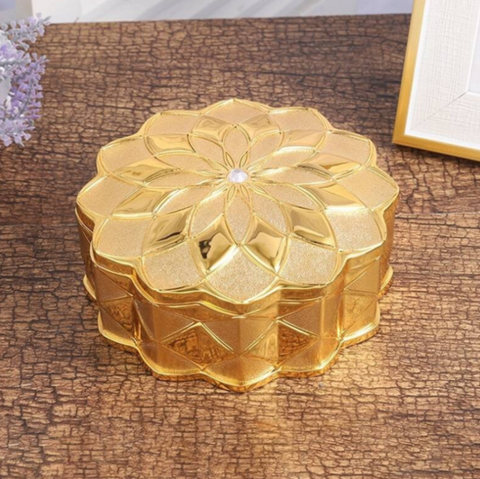 Gold Star Design Jewelry Box