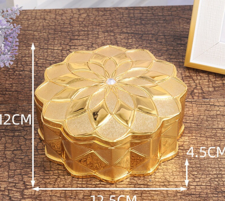 Gold Star Design Jewelry Box