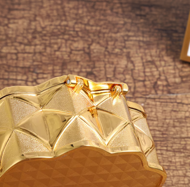 Gold Star Design Jewelry Box